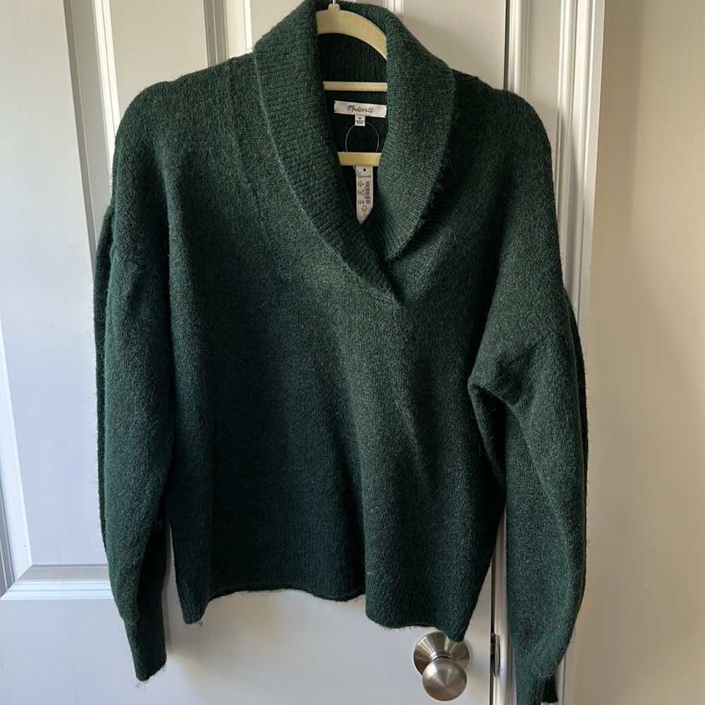 NWT Madewell Vinson Shawl-Collar Sweater